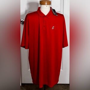 Nike Golf Disney Parks Mickey Polo Shirt Red Dri-Fit Mens 2XL NWT